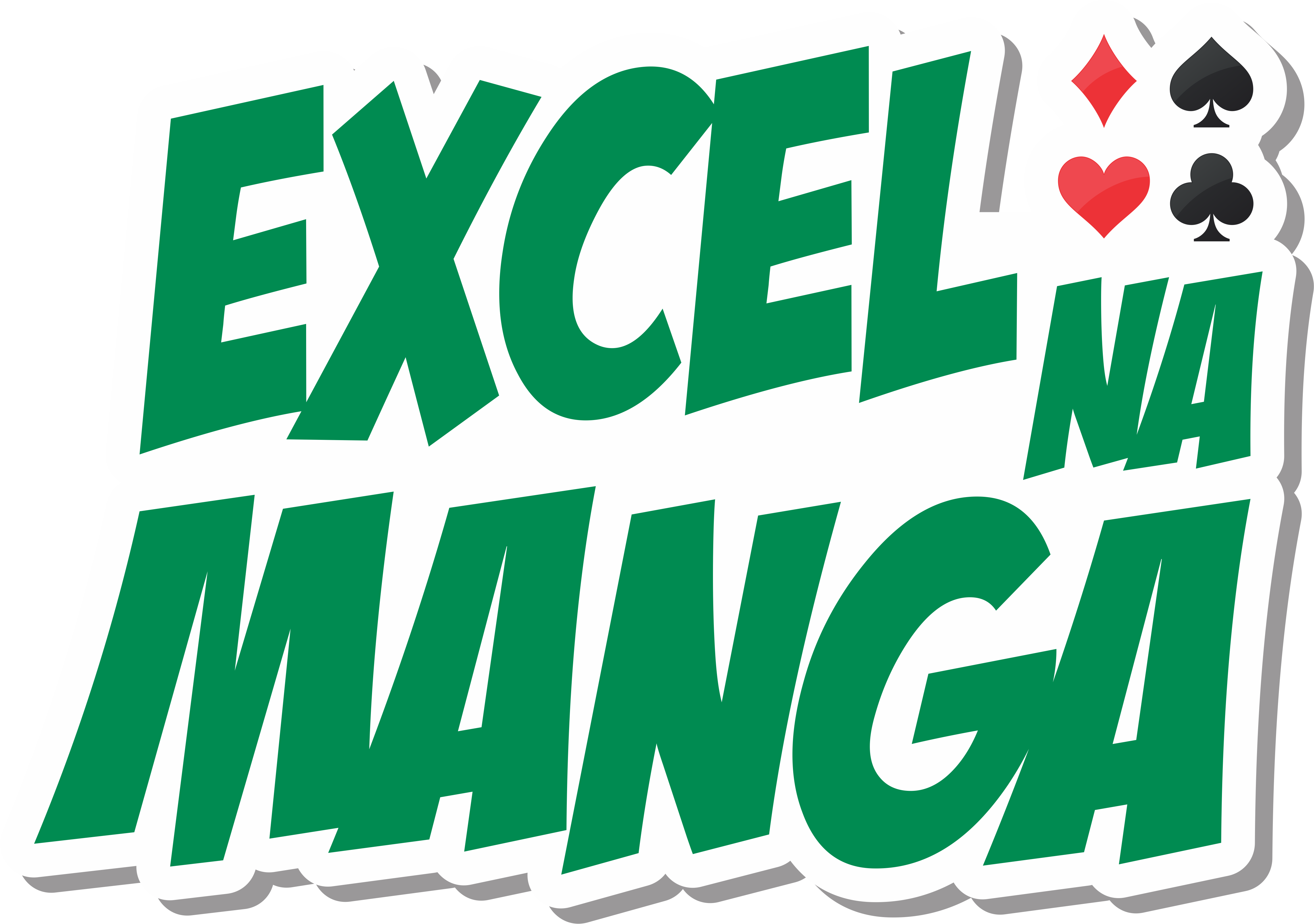 Logo Excel na Manga
